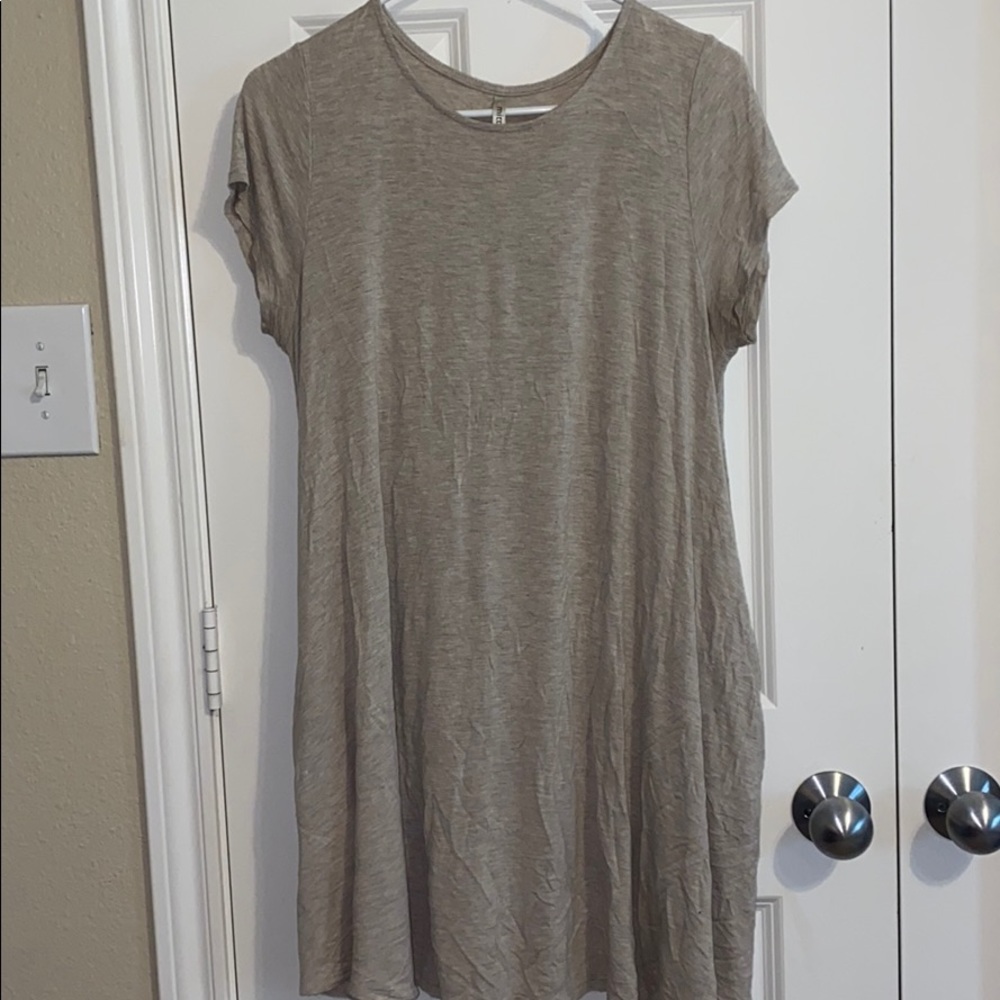 Tan dress